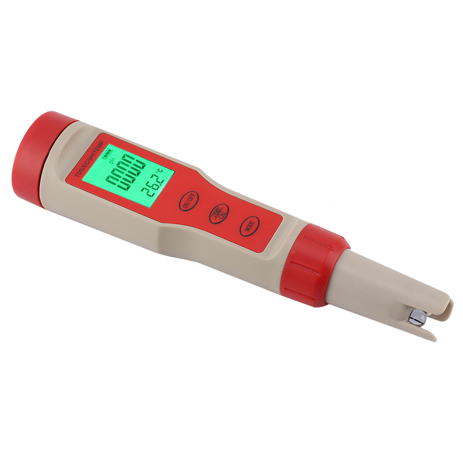 4-in-1 Tragbares Digitales Tds-, Ph-, Ec- Und Temperaturmessgerät – Wasserqualitätstester Und Reinheitsprüfstift