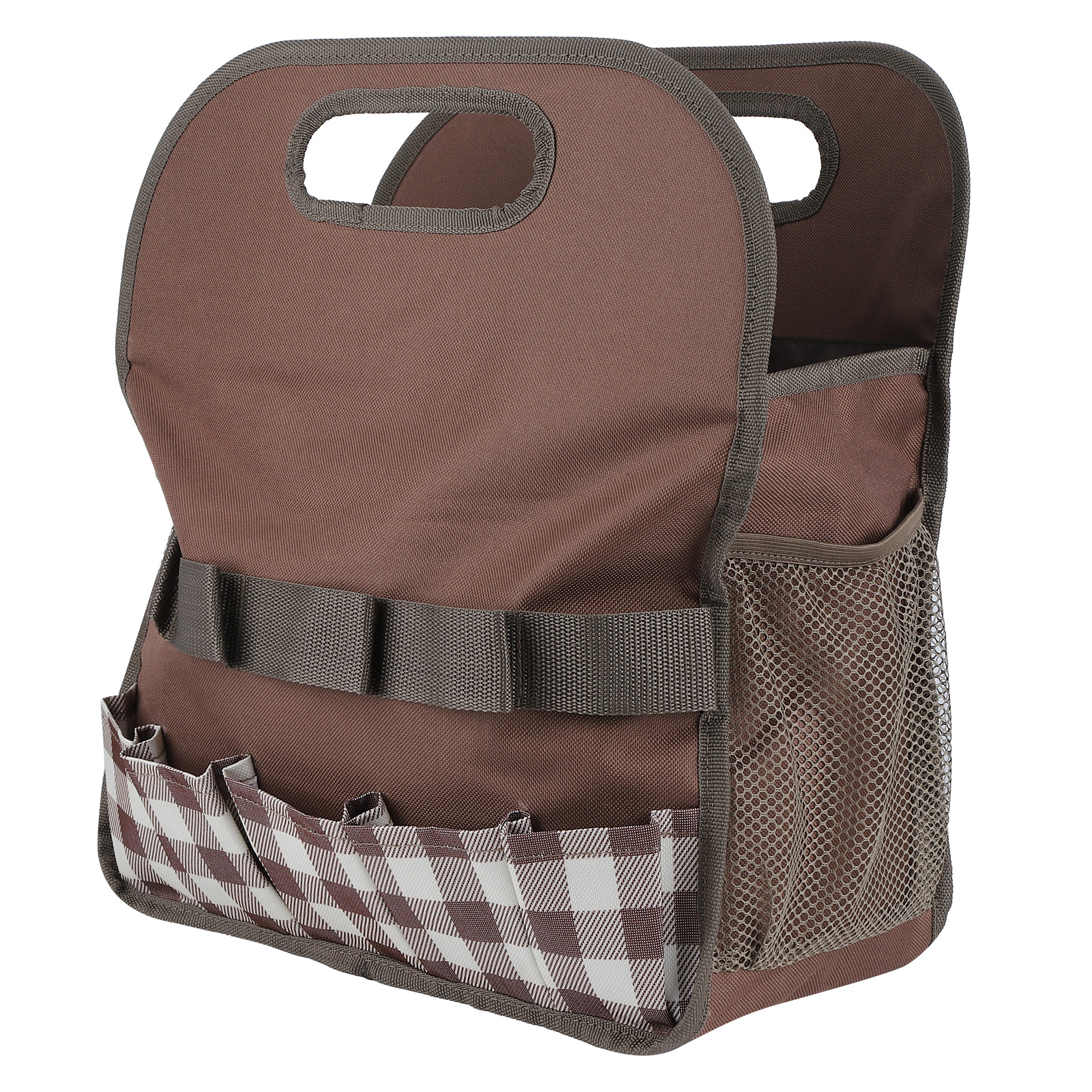 Tragbare Werkzeugtasche Aus 600d Oxford-gewebe, Aufbewahrungsorganizer Für Gartengeräte Mit Mehreren Fächern
