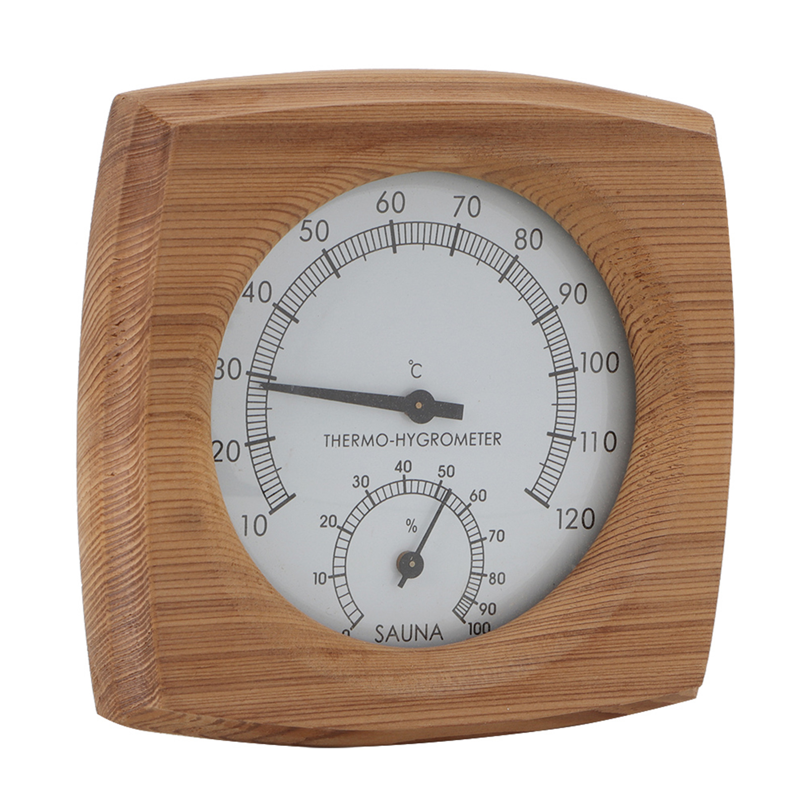 2-in-1-thermo-hygrometer Für Den Innenbereich Aus Holz – Thermometer Und Hygrometer Für Dampfbad Und Sauna