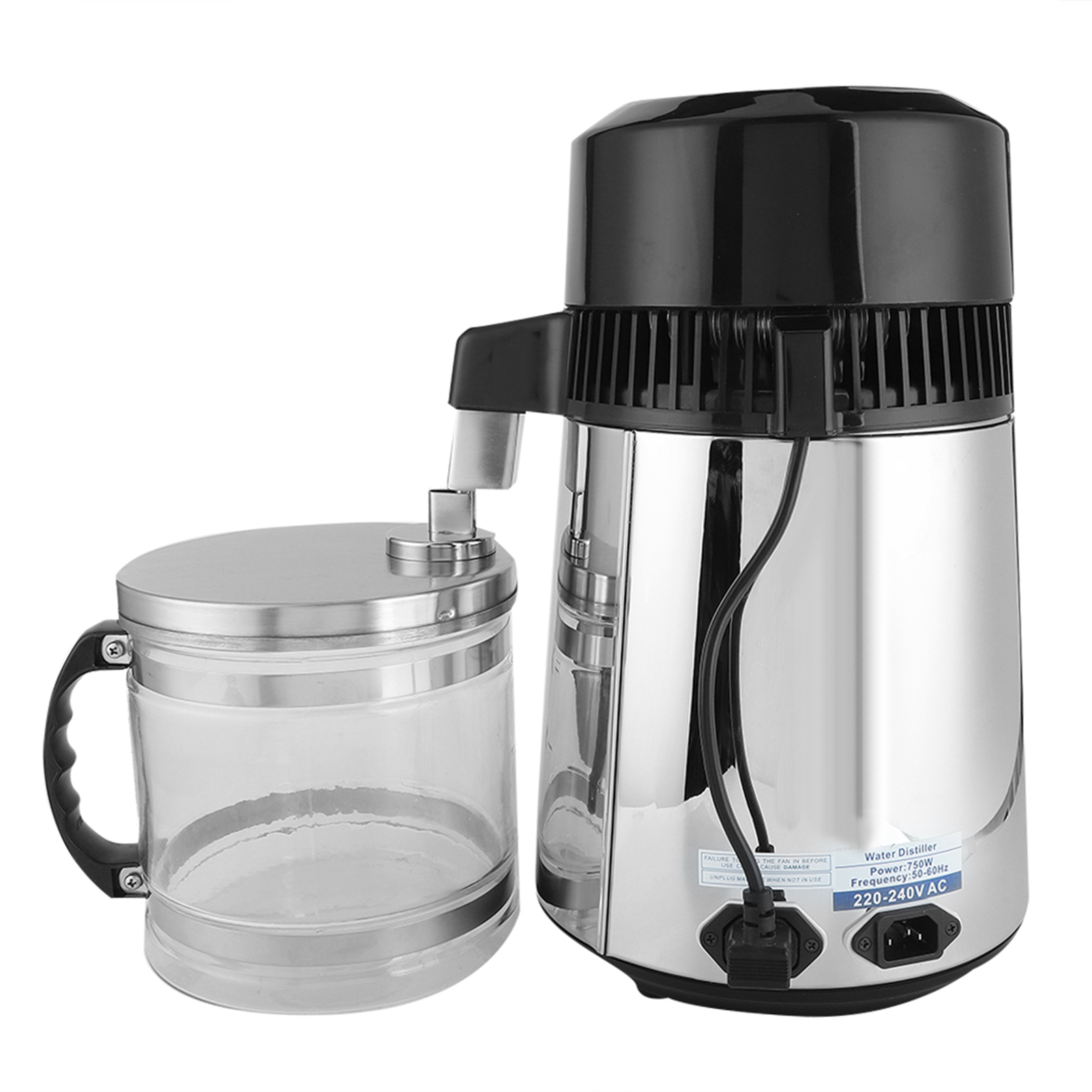 4-liter-edelstahl-tischdestilliergerät Für Reines Wasser, Geeignet Für Zuhause Und Büro, Eu 220v