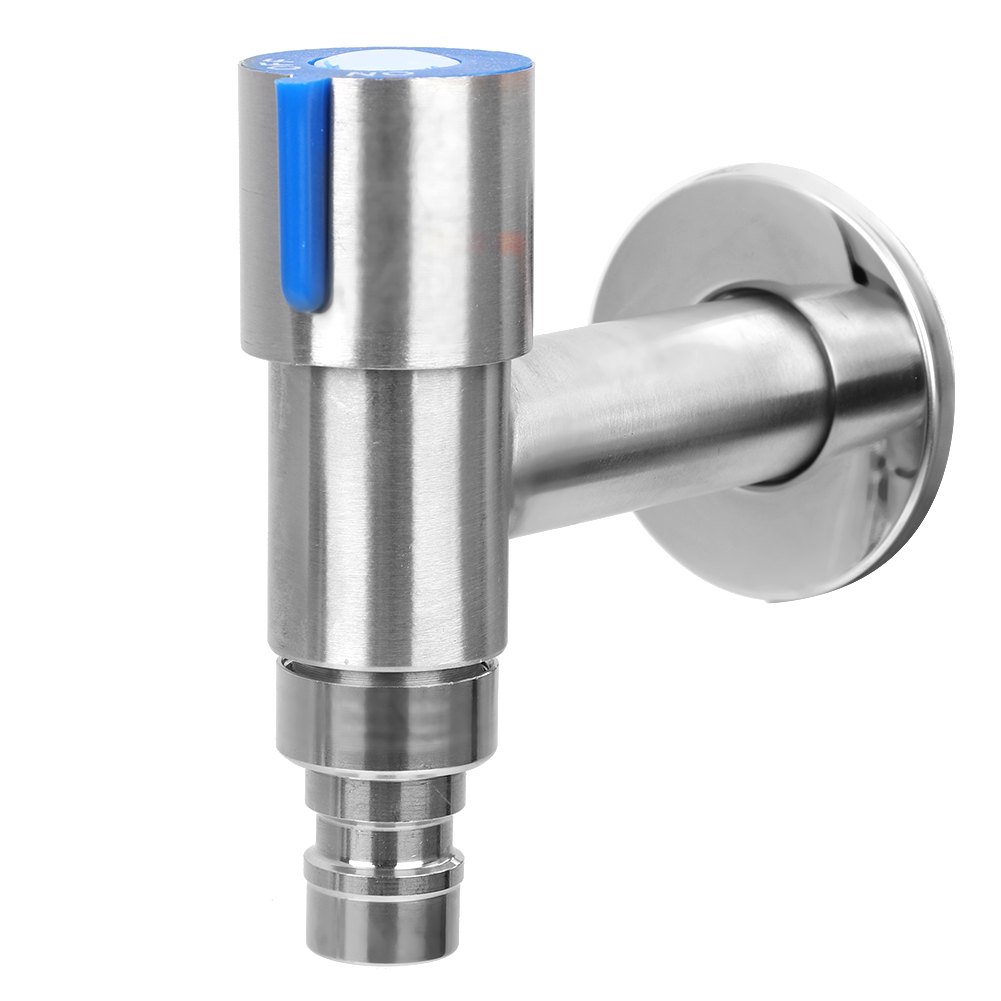 G1/2" Edelstahl-wandarmatur Für Waschmaschine Und Trockner, Geeignet Für Badezimmer Und Wäscherei
