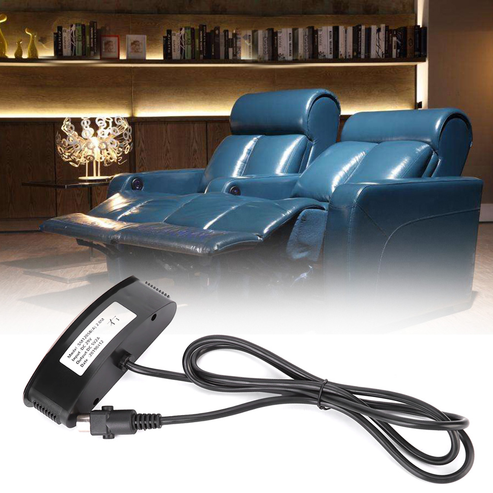 Elektroplattiertes Tastensteckdosen-ladegerät, Usb-sofa-ladegerät, Usb-ladegriff Mit 5 Tasten