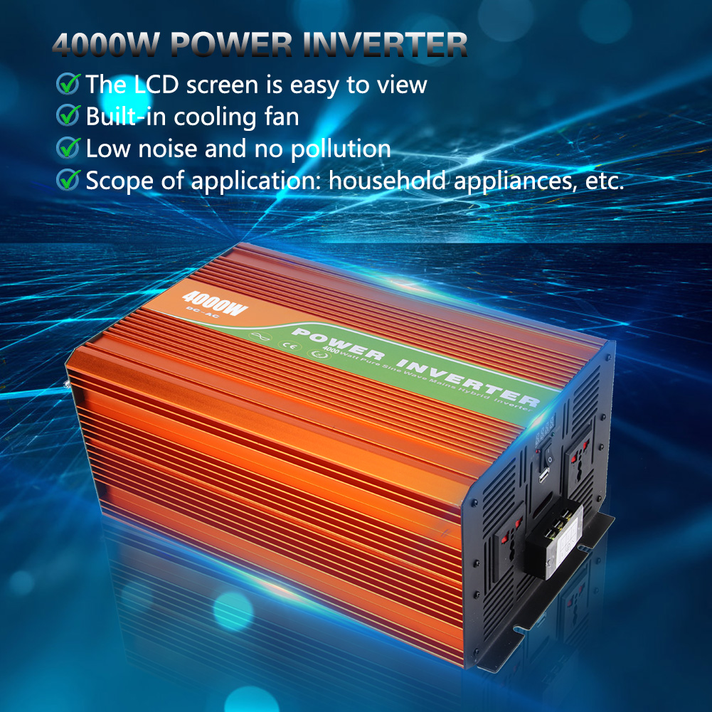 4000w Reiner Sinus-hochfrequenz-auto-solarwechselrichter, 110v Ausgangsspannung, 48v
