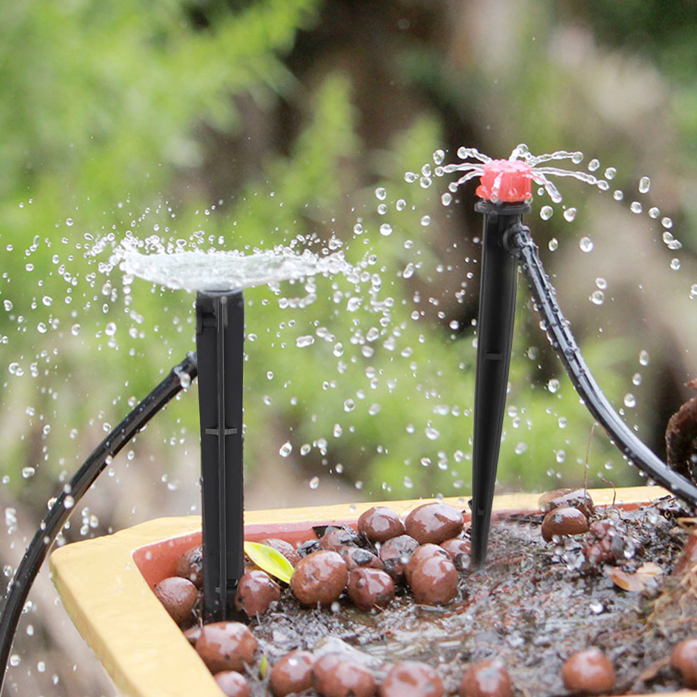 20 Stück Verstellbare Mikro-tropfbewässerung Mit 8 Wasserauslässen, Gartensprenger-tropfer-bewässerungswerkzeug