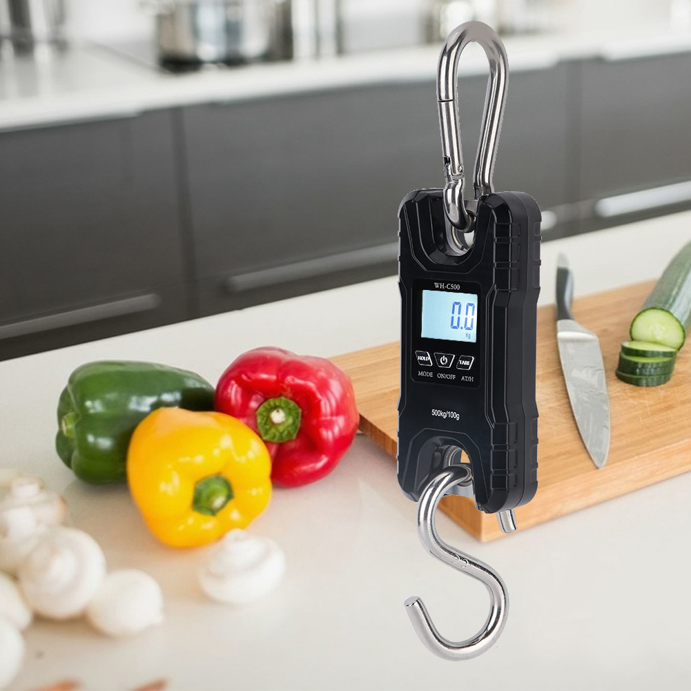 500 Kg Tragbare Digitale Elektronische Hängewaage Mit Gepäckhaken, Hohe Präzision