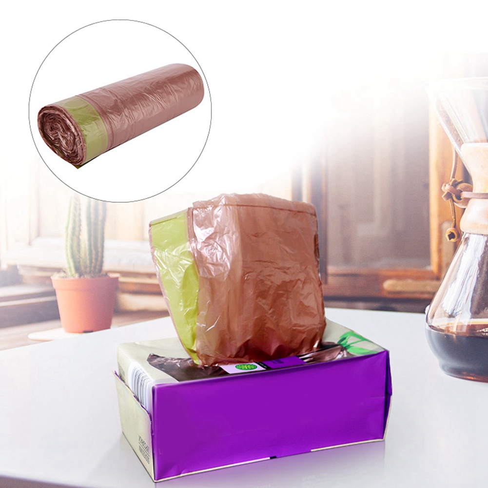 40 Stück Biologisch Abbaubare, Extra Starke Müllsäcke, Verdickte Müllsäcke Für Zuhause Und Büro