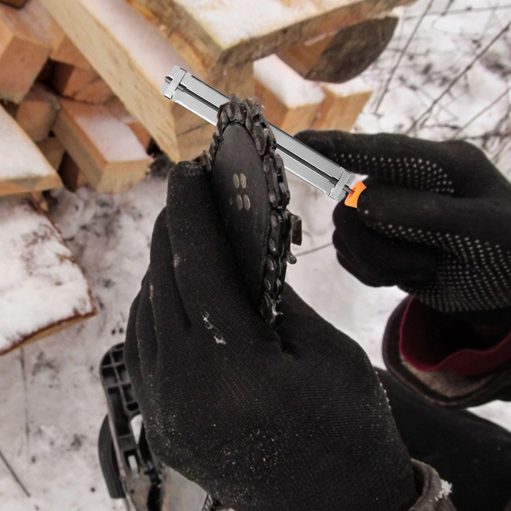 4-mm-mechanikfeilen Zum Schärfverfahren Für Kettensägen Mit Kunststoffgriff – Werkzeug Für Die Holzbearbeitung