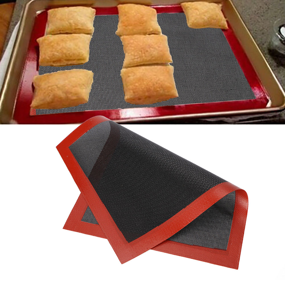 Atmungsaktive Silikon-backmatte, Antihaftbeschichtet, Hitzebeständig, Für Backofen Geeignet