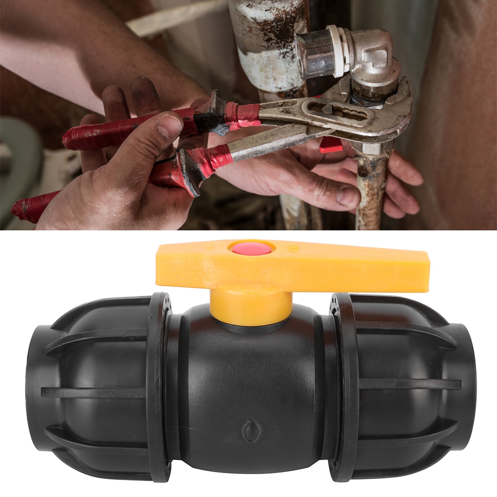 Pe-kunststoff 50 Mm Durchmesser Kugelhahnverbinder Wasserrohr-fitting-zubehör