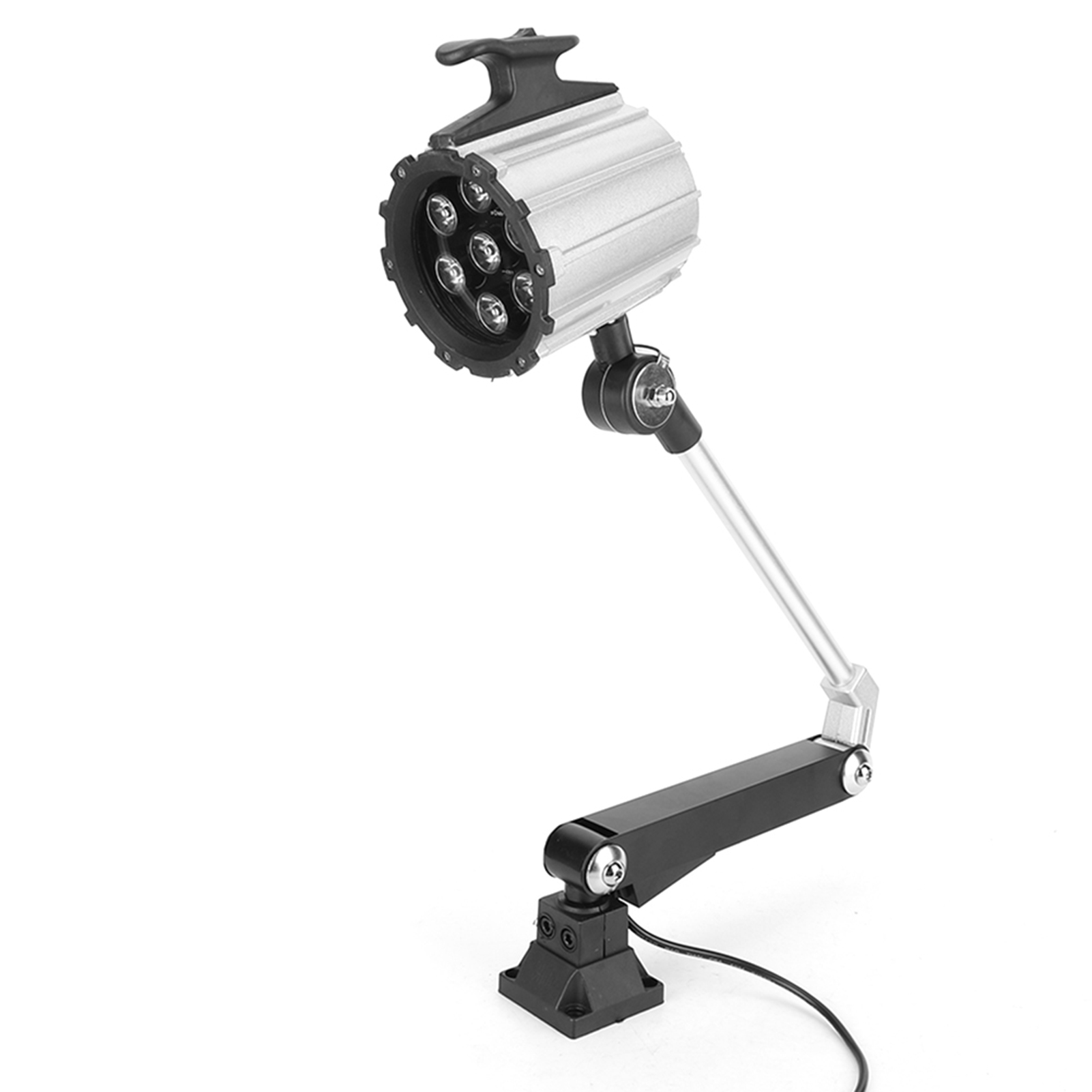Led-arbeitsleuchte Mit Langem, Verstellbarem Arm Und Schraubbefestigung Für Dreh- Und Cnc-fräsmaschinen, 7 W, 24 V