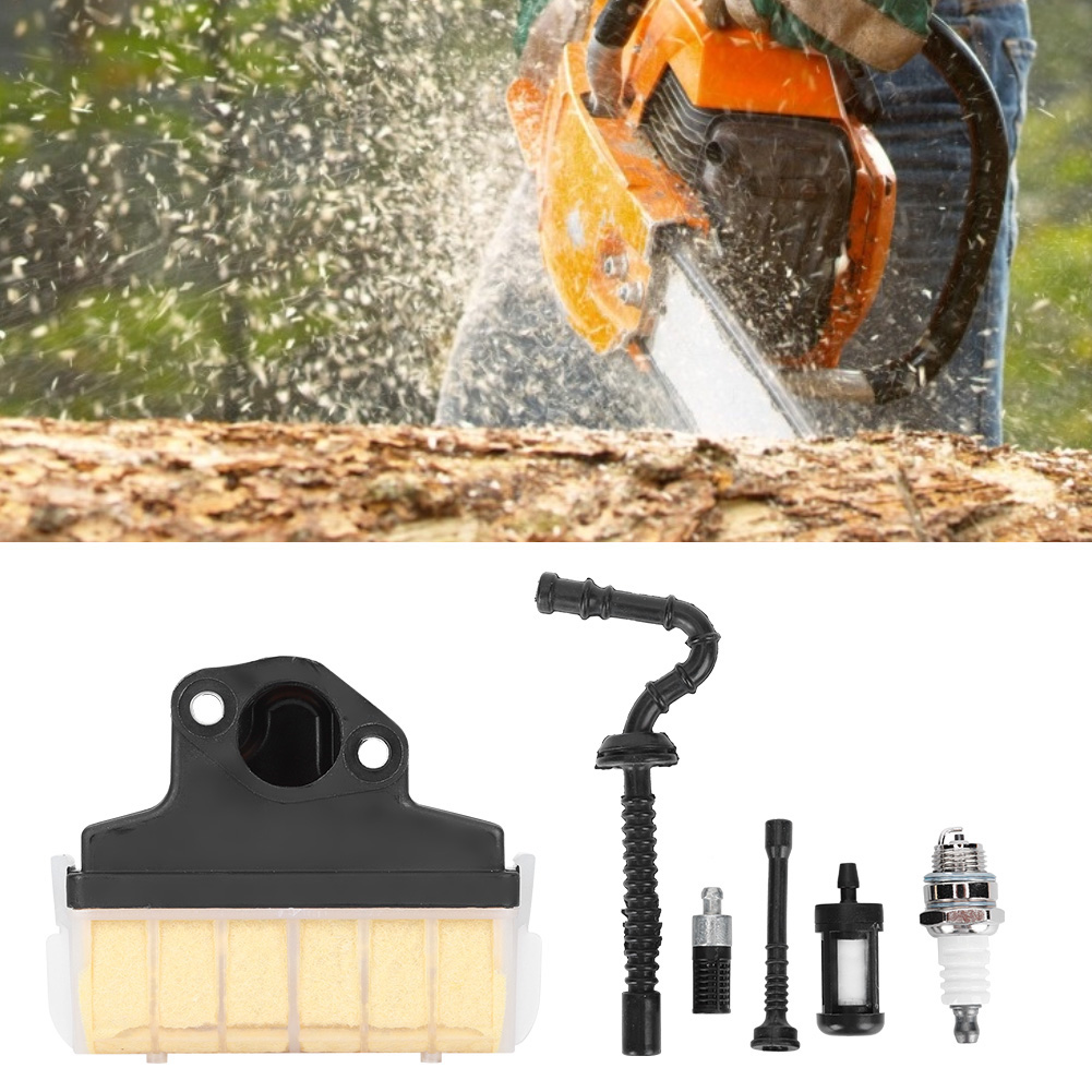 Papierluftfilter, Kraftstoffleitung, Kraftstofffilter-ersatzzubehörsatz Passend Für Stihl Ms250 Kettensäge