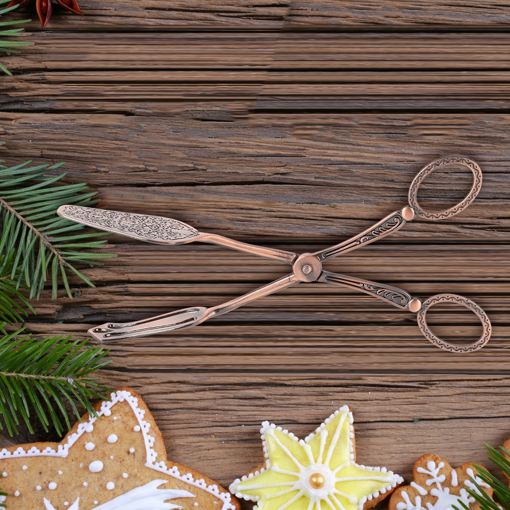 Elegante Brotzange Im Retro-stil Aus Zinklegierung, Rot-bronze