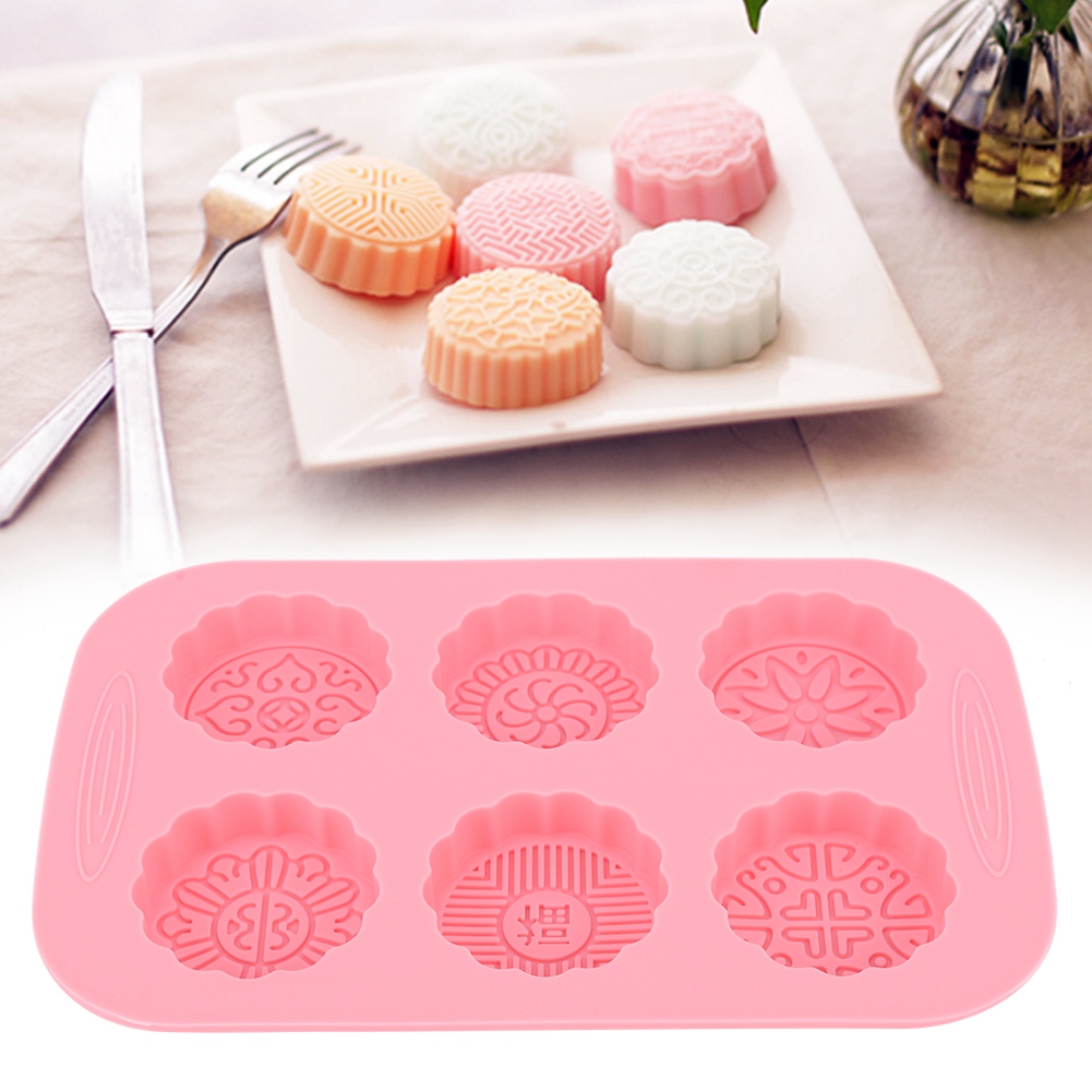 6-teilige Diy-mondkuchenform Für Kuchen, Eiscreme Und Seife