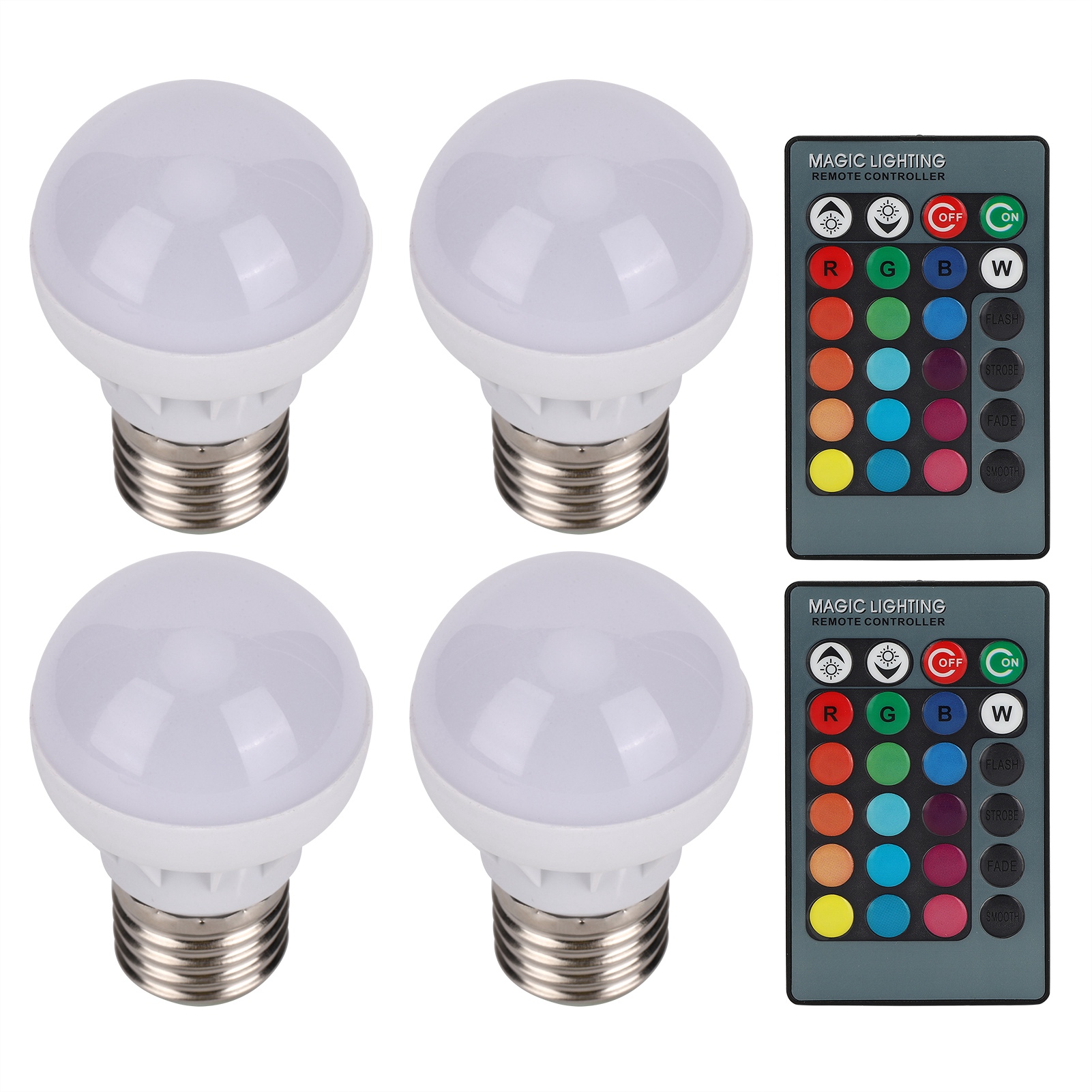 E27 Rgb-farbwechsel-glühbirne, 40 W Led-lampe Mit Fernbedienung Für Die Schlafzimmerdekoration, 85–265 V
