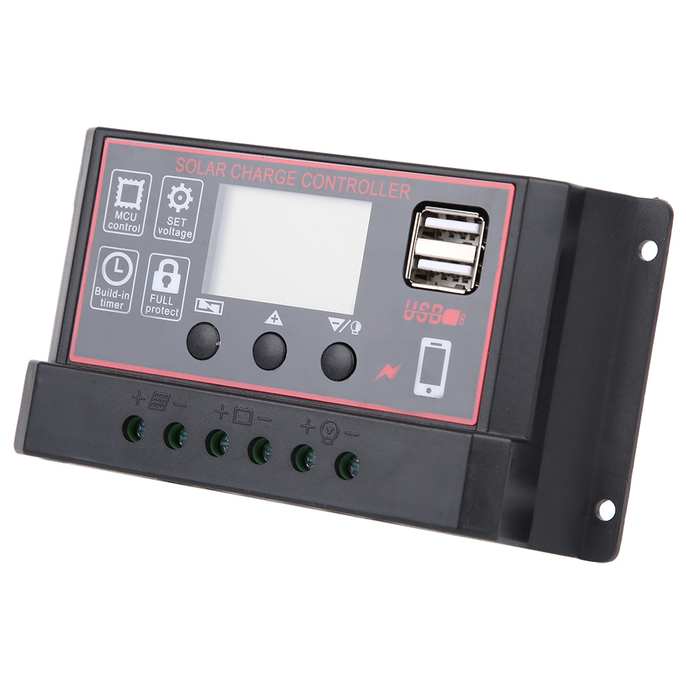 Solarladeregler Mit 5v-usb-digitalanzeige