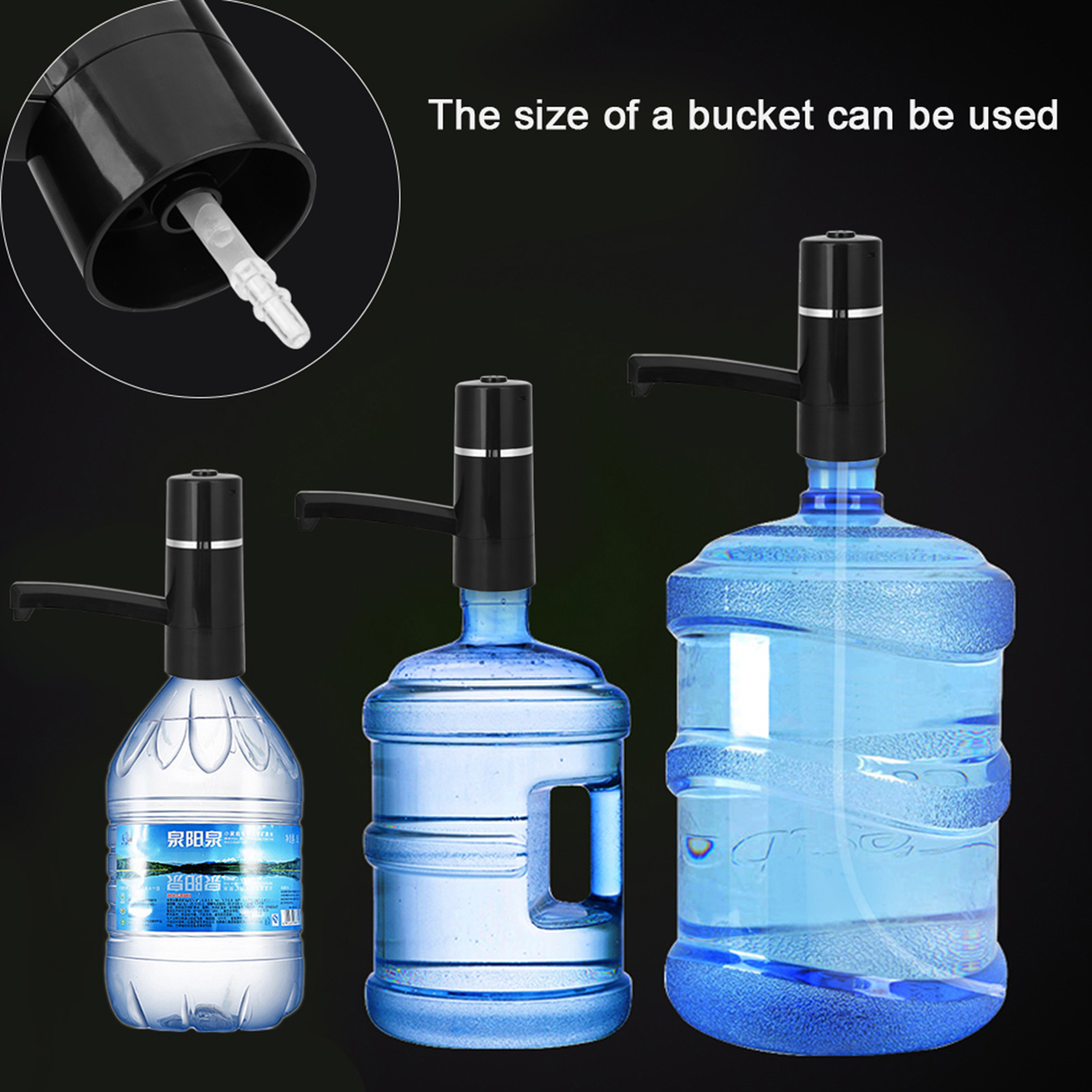 Automatischer, Kabelloser, Wiederaufladbarer Elektrischer Wasserspender Für Gallonenflaschen Mit Reiner Trinkwasserqualität