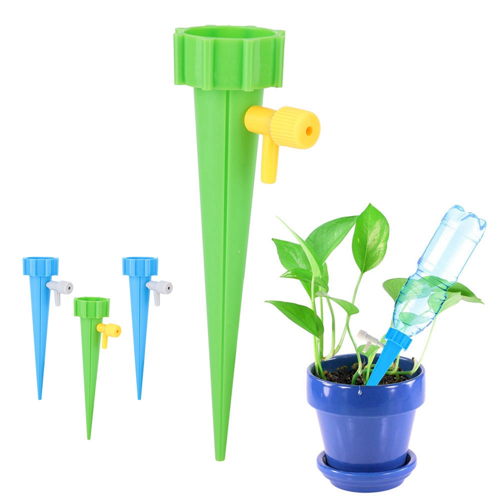 6-teiliges Set Verstellbarer, Selbstbewässernder Erdspieße Für Gartenpflanzen – Automatisches Bewässerungssystem