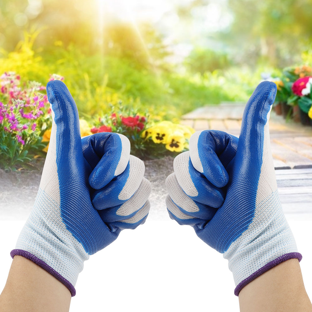 1 Paar Rutschfeste, Wasserdichte Gartenhandschuhe Für Gartenarbeit