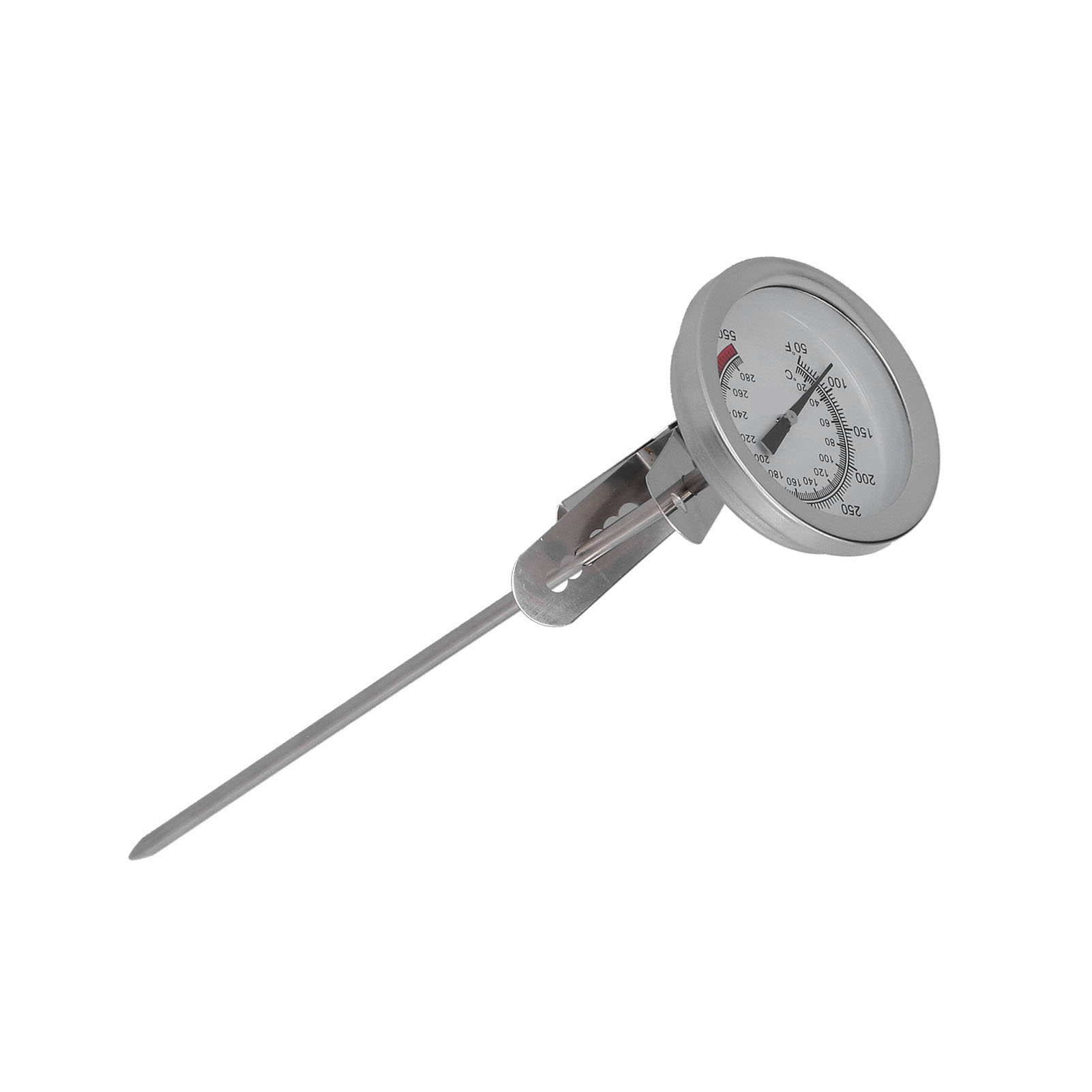 Frittierthermometer Aus Edelstahl Für Milchtee Und Kaffee, Hochtemperaturthermostat Für Truthahn Und Grill