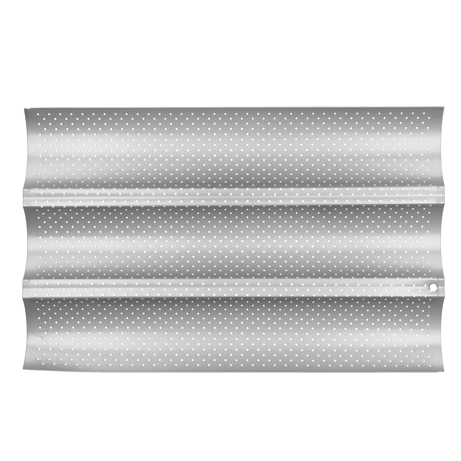 Antihaftbeschichtete Multigrooves Wellen-backform Für Französisches Brot, Baguettes Und Mehr – Küchenhelfer (3 Rillen)