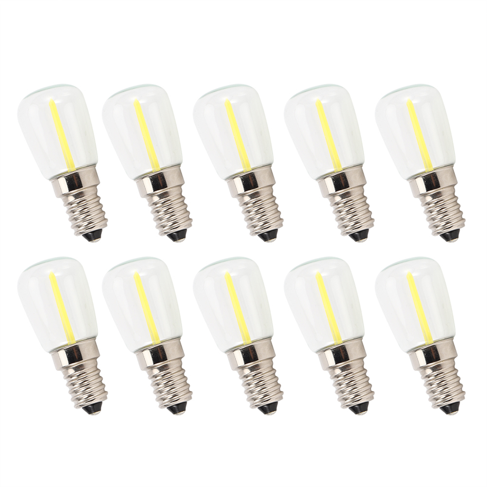 10 Stück E14 Mini-led-glühbirnen Mit Langem Glühfaden, Hohe Helligkeit, 1,5 W, 230 V Wechselstrom