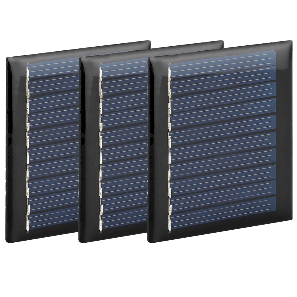 3er-set 0,3 W 5 V Mini-polykristallin-silizium-solarmodul Für Diy-projekte Und Spielzeug