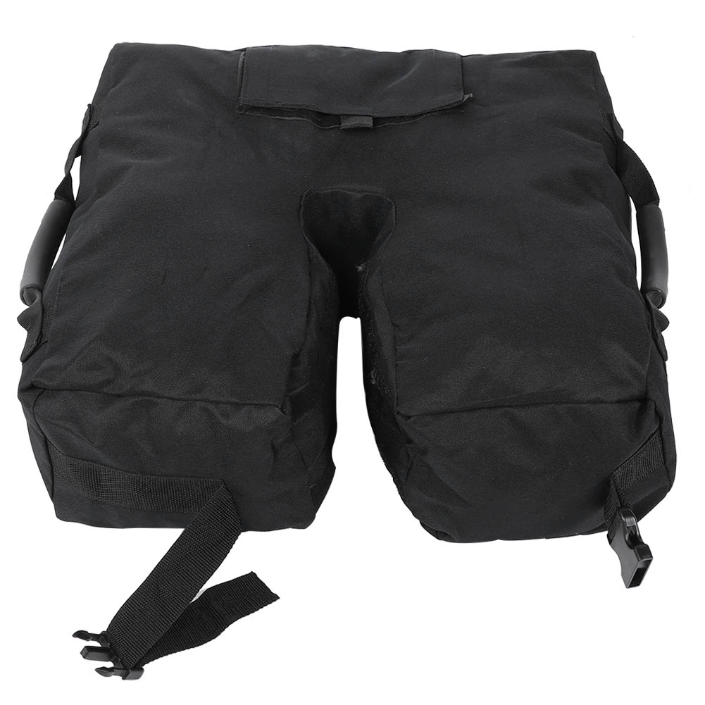 Schwarzes Outdoor-zelt-sonnenschutz-markisengestell Mit Gewichtssack Und Befestigungssandsack