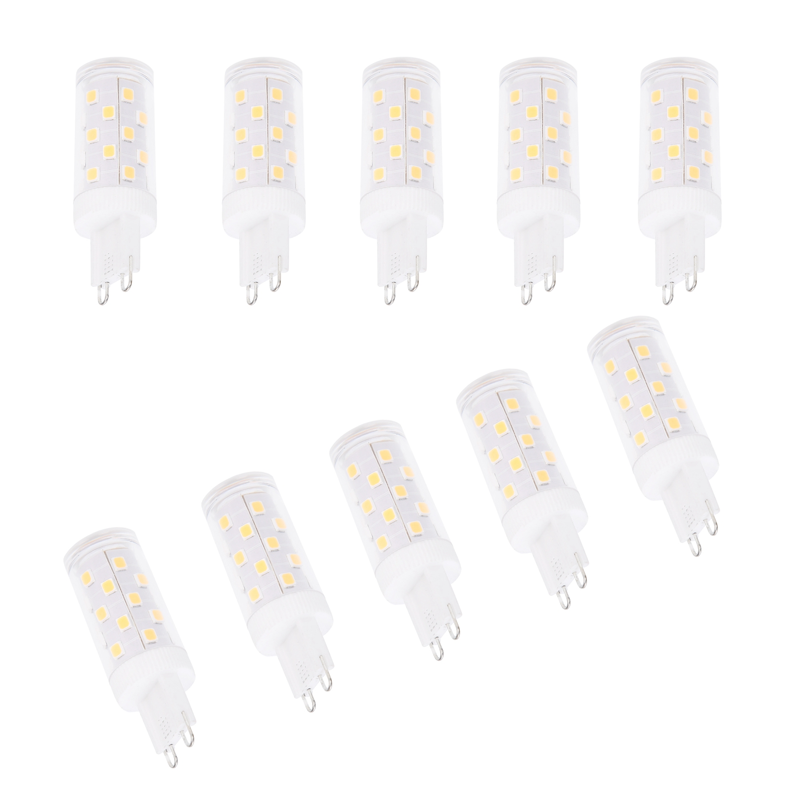 10 Stück G9 4w 33led Energiesparlampe Für Decken-, Wand- Und Tischlampen (warmes Licht)
