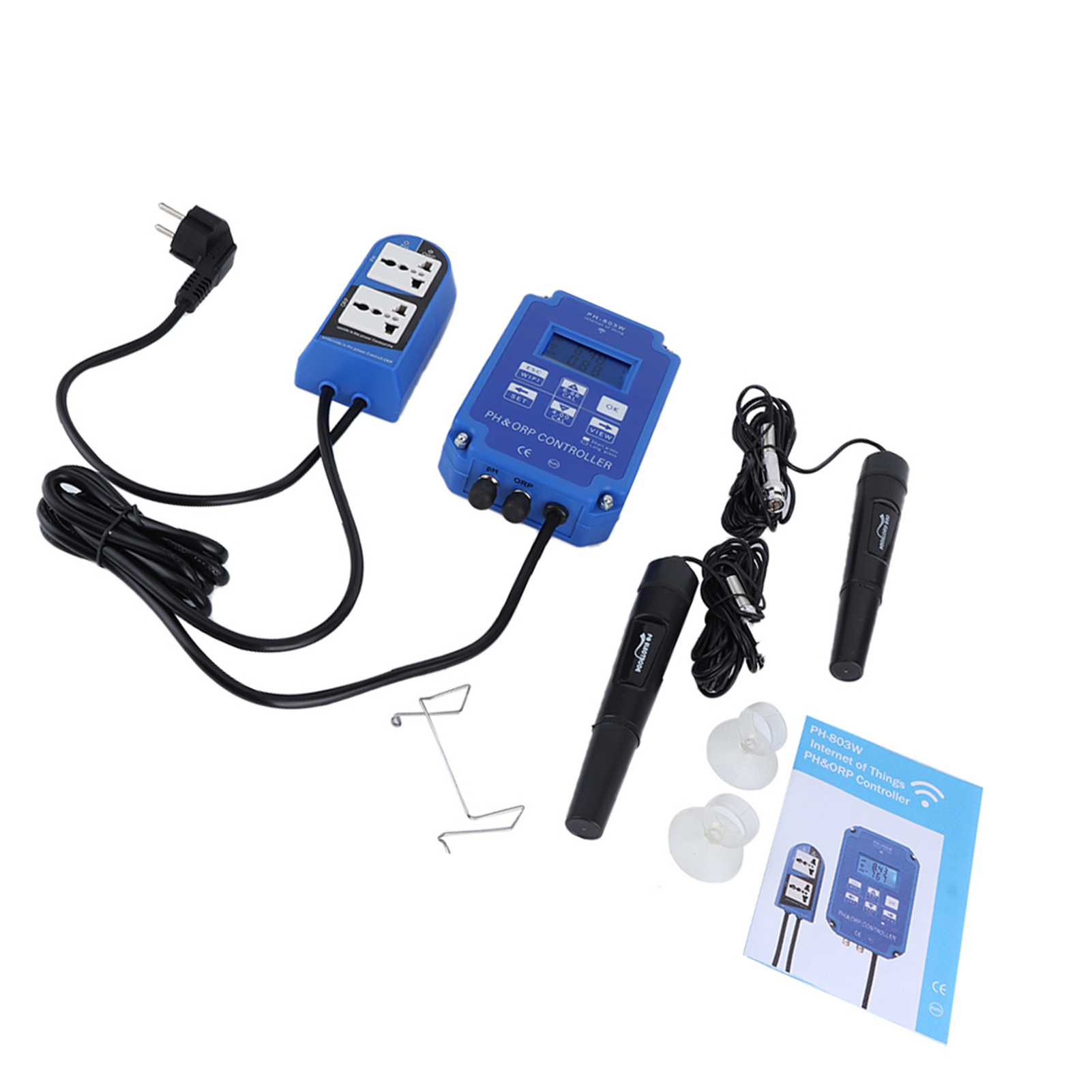 Ph-803w Wlan-orp/ph-messgerät-controller Online-wasserqualitätsmonitor Eu-stecker Ac230v±10% 50/60hz