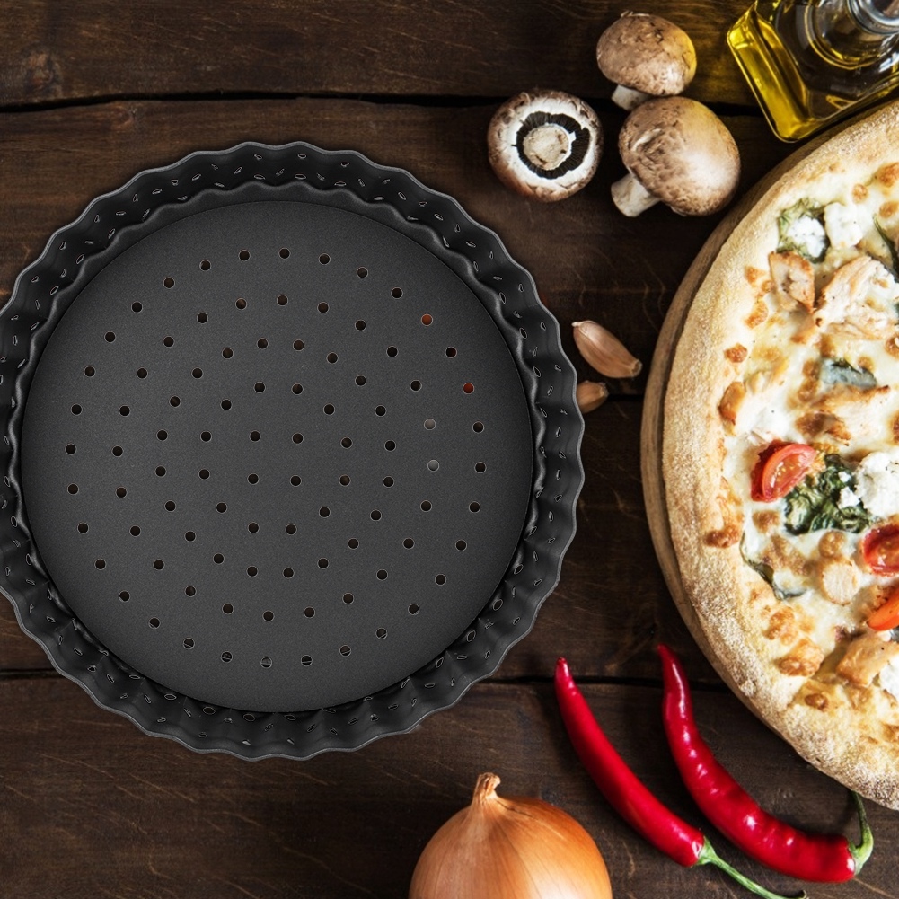 Haushalts-pizzaform Aus Dickem, Antihaftbeschichtetem Kohlenstoffstahl, Backblech, Küchenbackutensilien (s (5 Zoll))