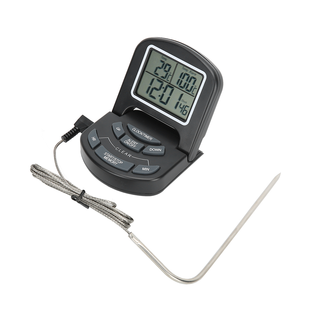 Programmierbares Digitales Küchenthermometer Mit Timer Und Sonde