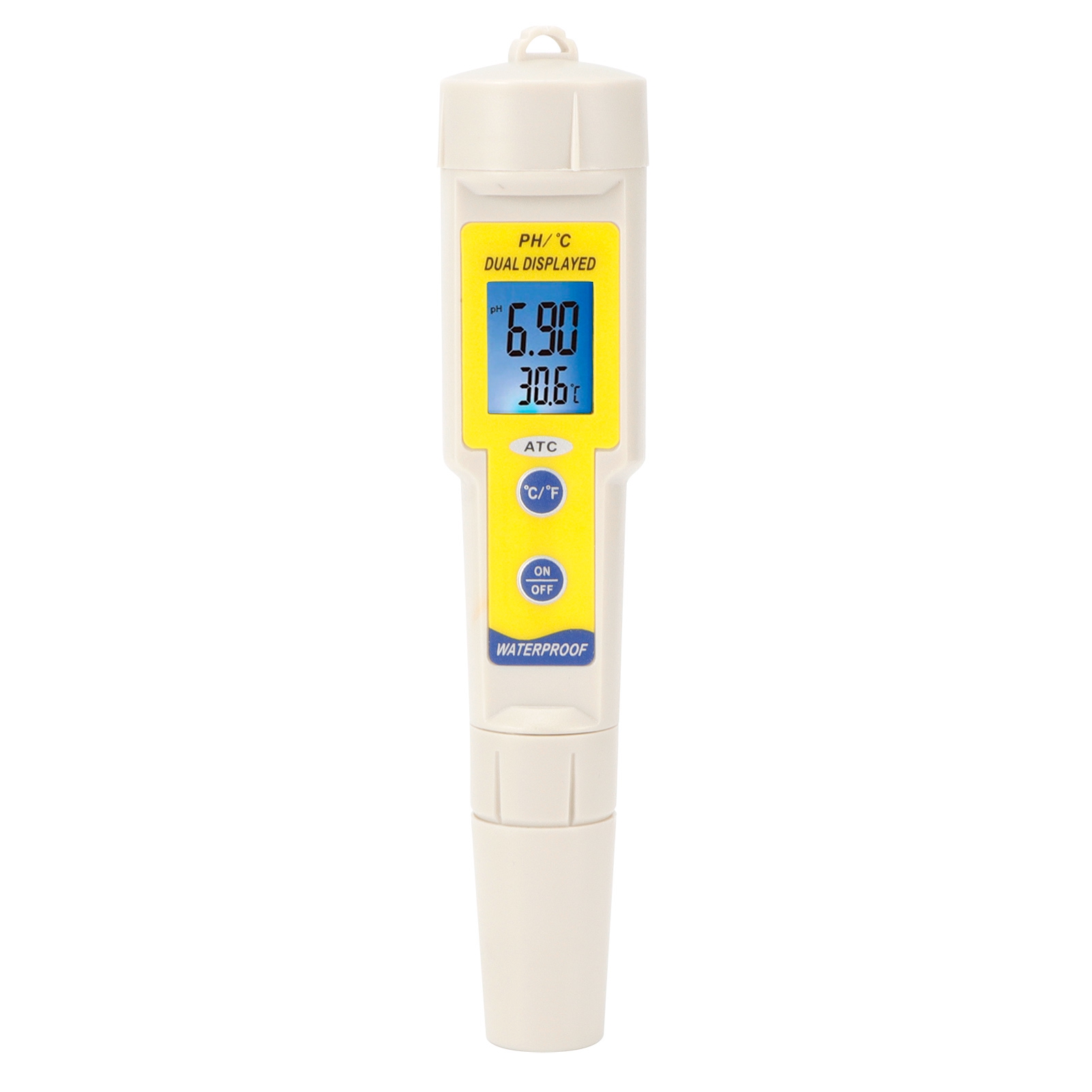 Ph-meter Mit Automatischer Korrektur, Tragbarer, Wasserdichter Wasserqualitätstester Für Aquarien, Stift Zur Wasserqualitätsprüfung