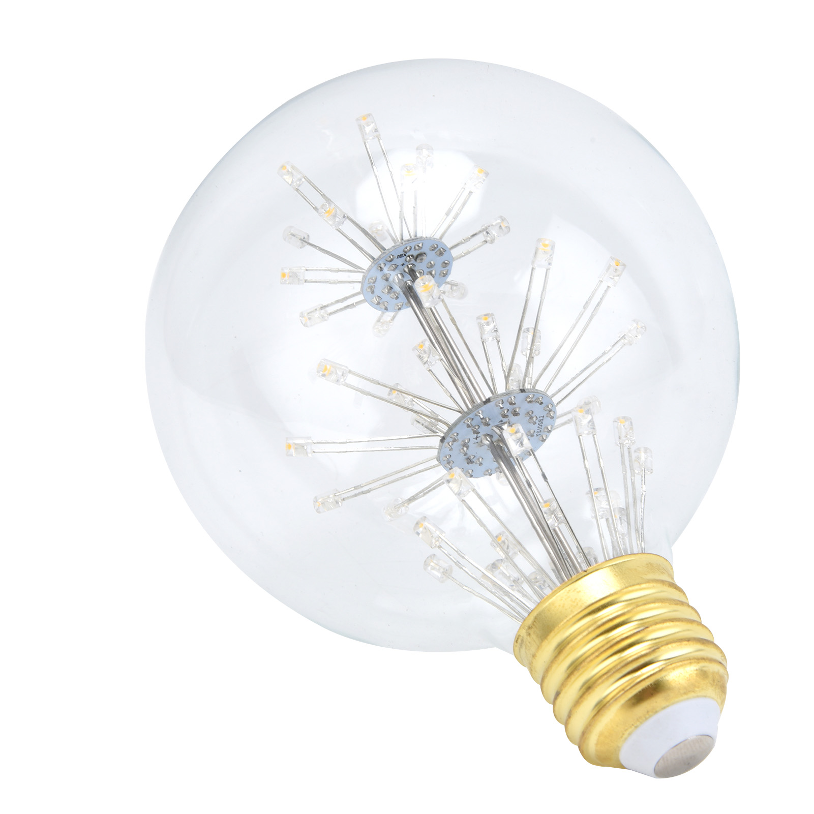Antike Led-glühbirne, 3 W, G95 E27, Runde Kugelform, 85–265 V, Warmweißes Licht, Ideal Für Festliche Dekorationen