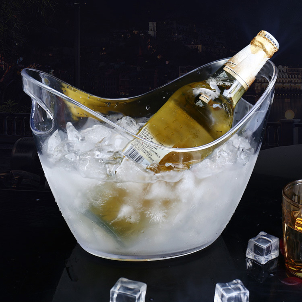 Acryl-eisbehälter, Champagnerkübel Mit Griff, Ktv-zubehör