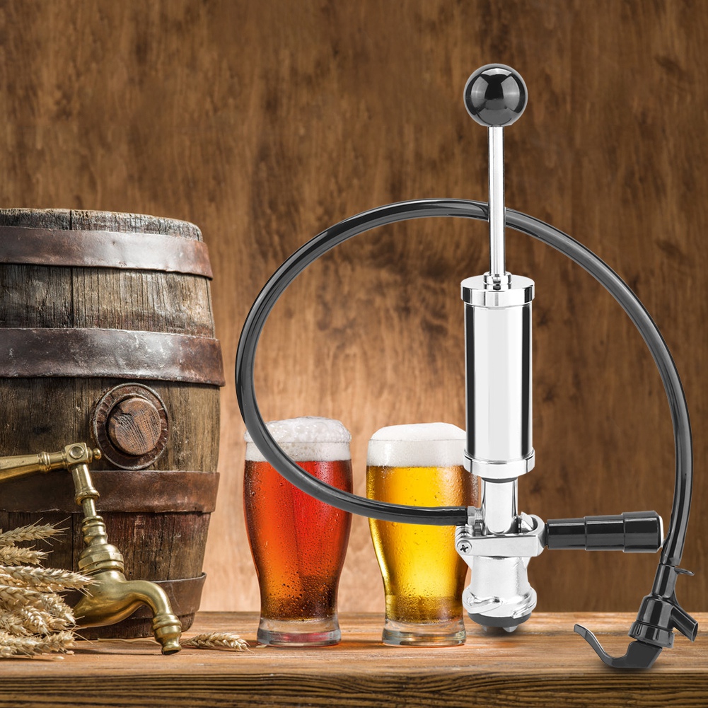4-zoll-zapfanlage Für Bier, Picknicks Und Partys, Hochleistungs-bierfass-zapfpumpe Mit Druckknopf (d)