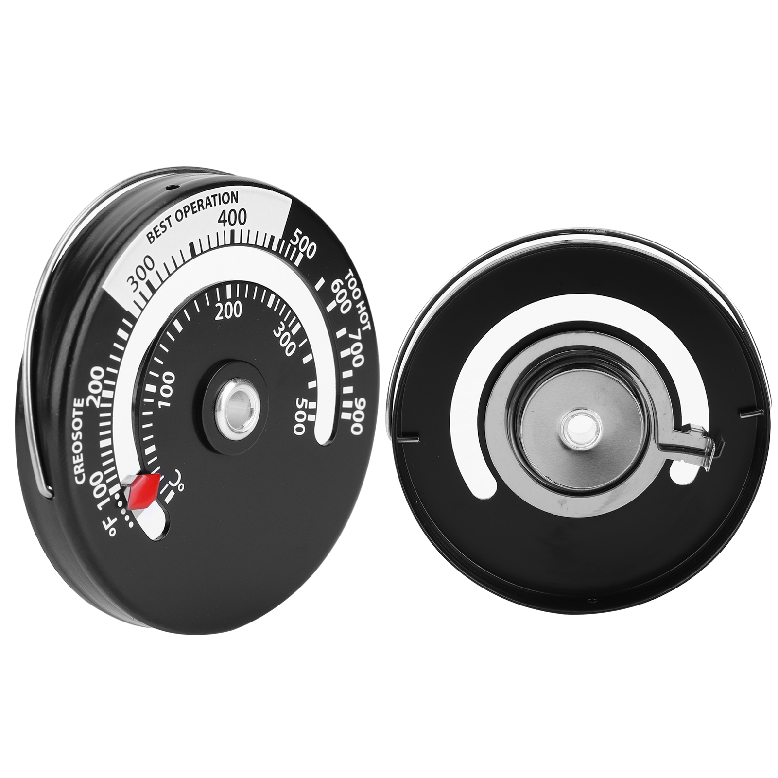 2 Stück Magnetische Thermometer Für Kaminofen Und Küche