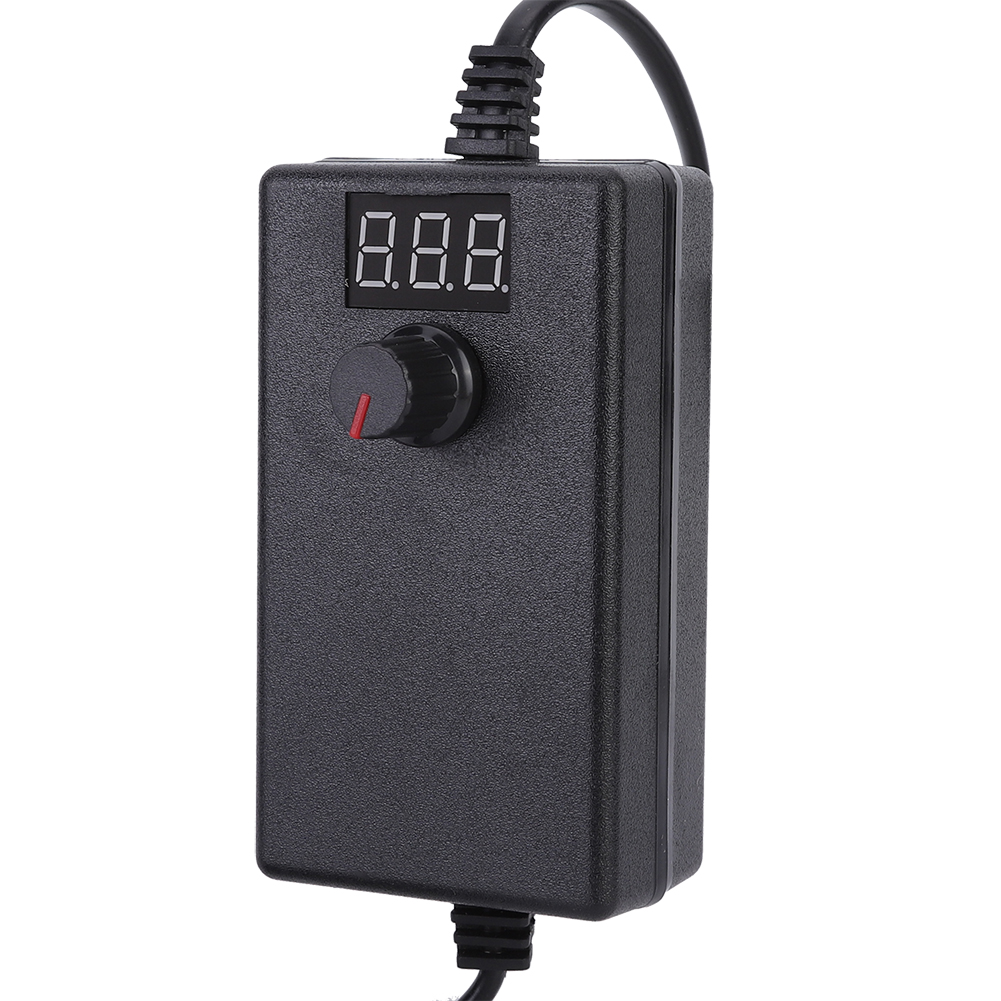 3-12v 2a Wasserpumpen-bohrmotor Mit Display, Einstellbarem Netzteil Und 24w Drehzahlregler (eu-stecker)