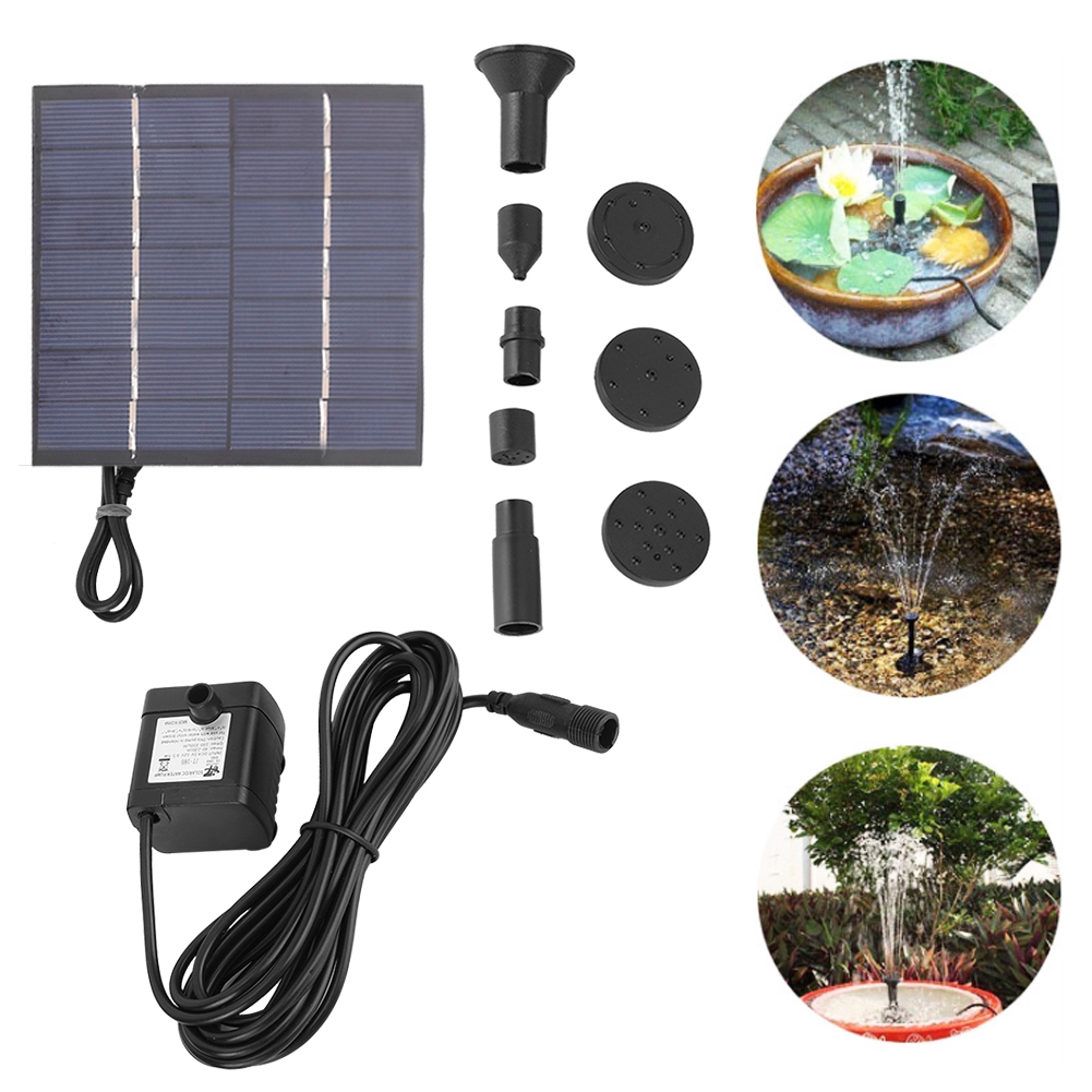 1,4-w-solarpanel-tauchpumpe Für Springbrunnen, Teiche Und Pools – Springbrunnen-set