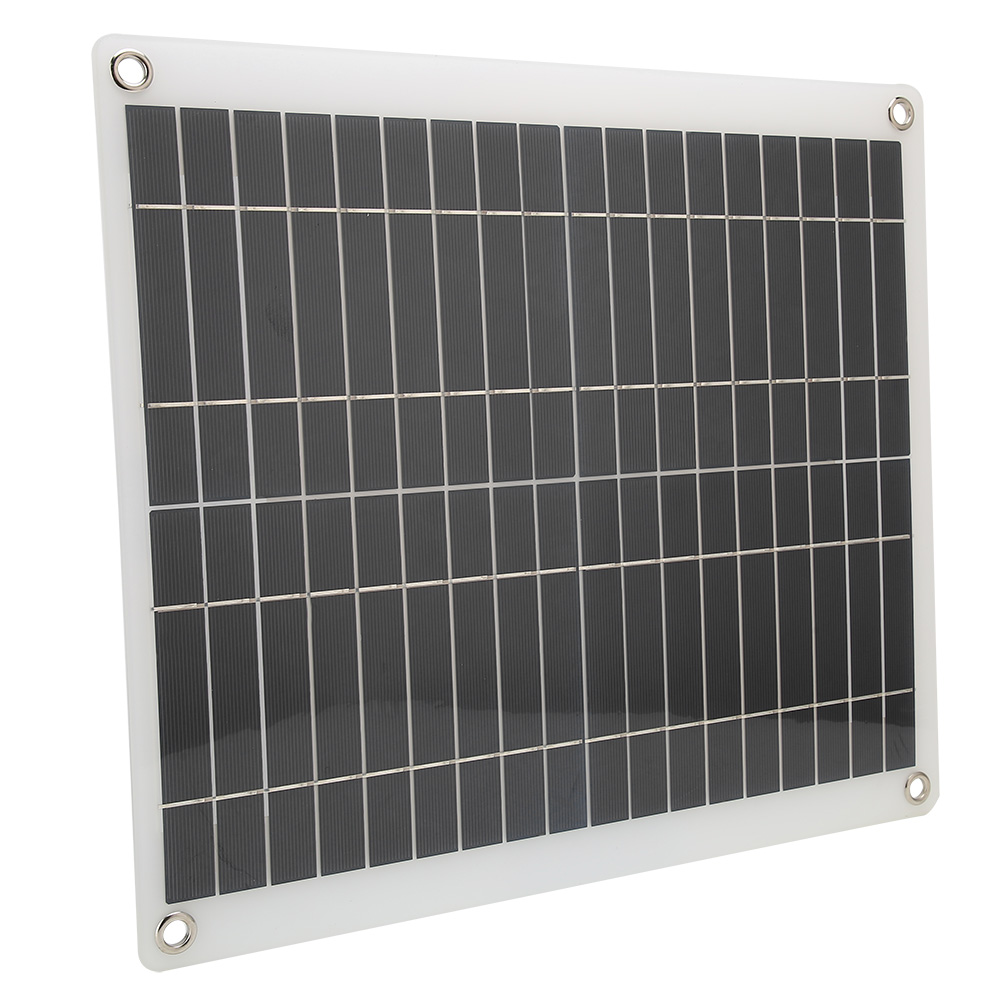 25w Tragbares, Flexibles Polykristallines Solarpanel-ladegerät Für Outdoor-reisen, Camping Und Wohnmobile
