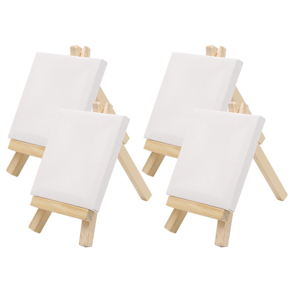 Mini-staffelei-set Aus Holz Für Leinwand, Kunst, Malerei, Zeichnen, Basteln, Hochzeiten Und Heimdekoration