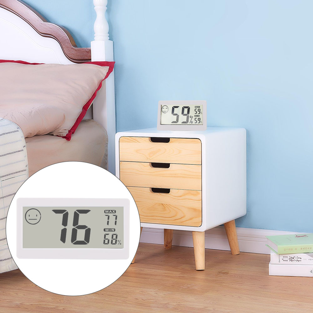 Digitales Haushaltshygrometer, Thermometer, Feuchtigkeitsmesser, 2-in-1-gerät