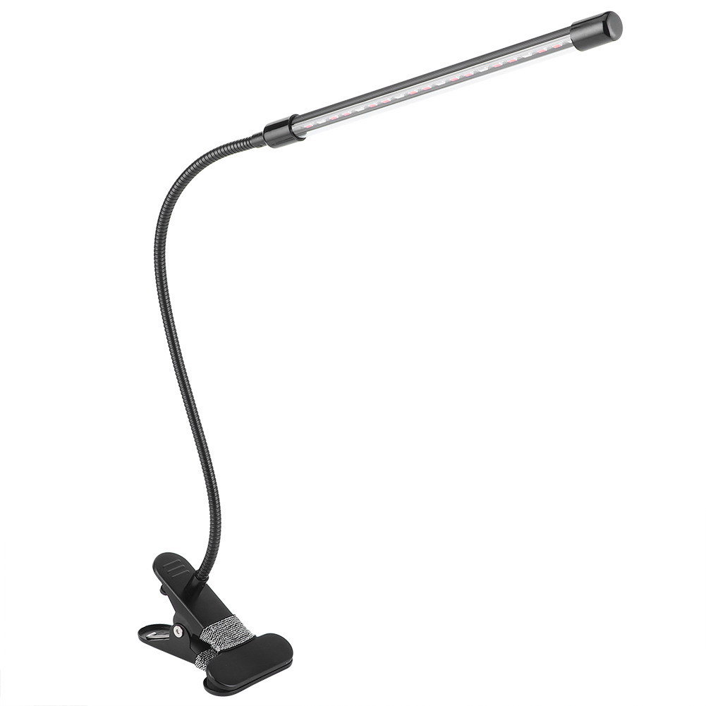 10w Usb-betriebene Led-pflanzenlampe Mit Vollspektrum-klemmbefestigung Für Gemüse- Und Blumensetzlinge In Innenräumen