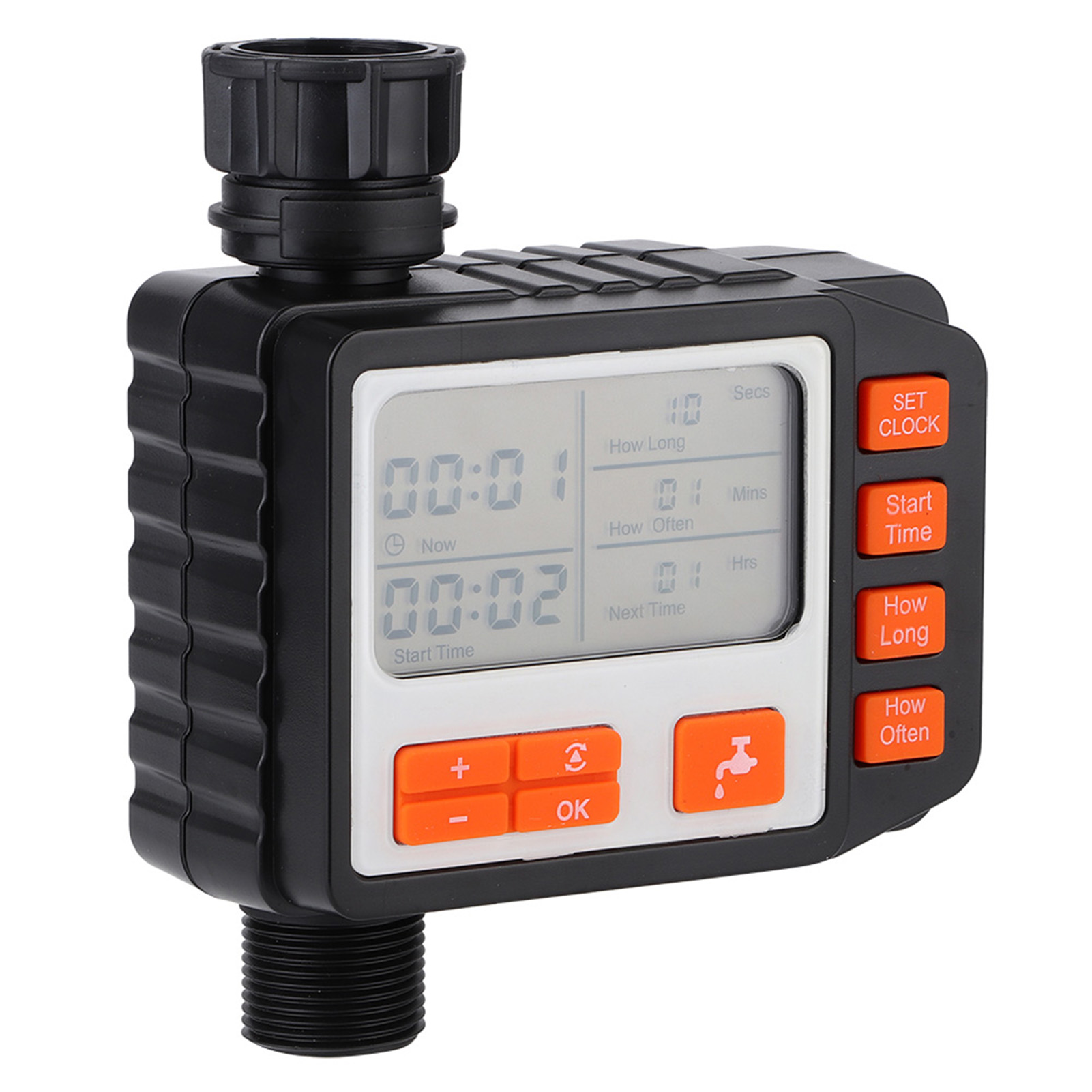 Elektronischer Gartenbewässerungstimer, Automatische Bewässerungssteuerung, Lcd-display