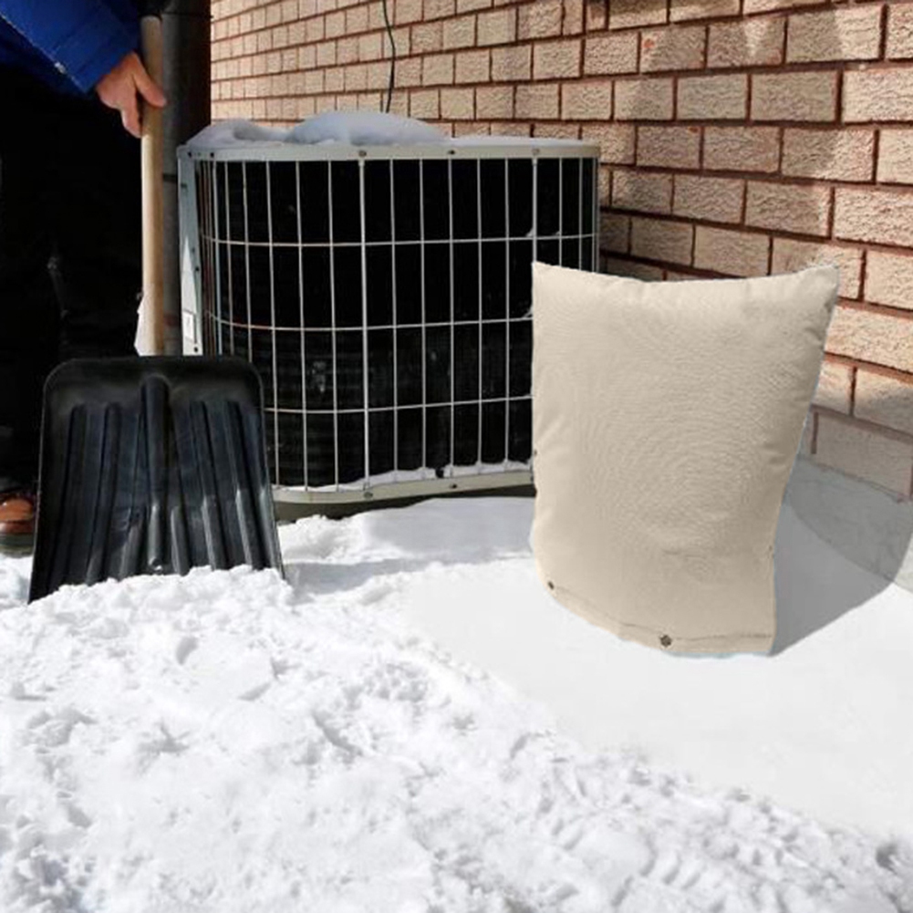 Winter-rohrschutzhülle Für Den Außenbereich, Frostsichere Wasserhahnabdeckung, Wasserdichte Rohrisolierung (beige)