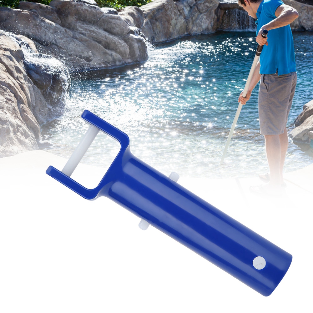 2 Stück Blaue V-förmige Clip-bürstenkopfgriffe Als Ersatzzubehör Für Schwimmbecken