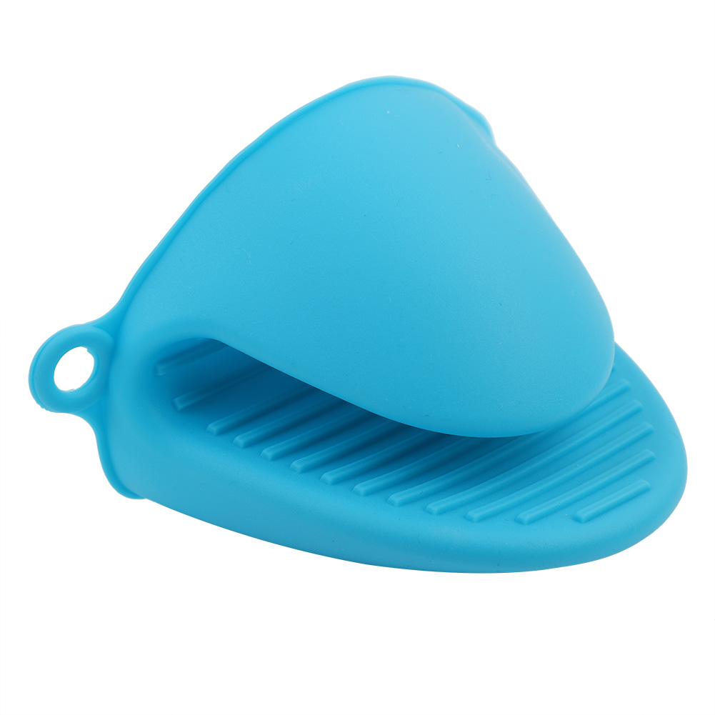 1 Stück Hitzebeständiger, Rutschfester Kochhandschuh Für Mikrowelle Und Backofen, Blau