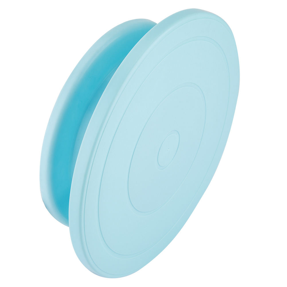 Drehteller Zum Dekorieren Von Torten, Drehbarer Ständer, Gebäck- Und Backdekorationswerkzeug-set (blau)
