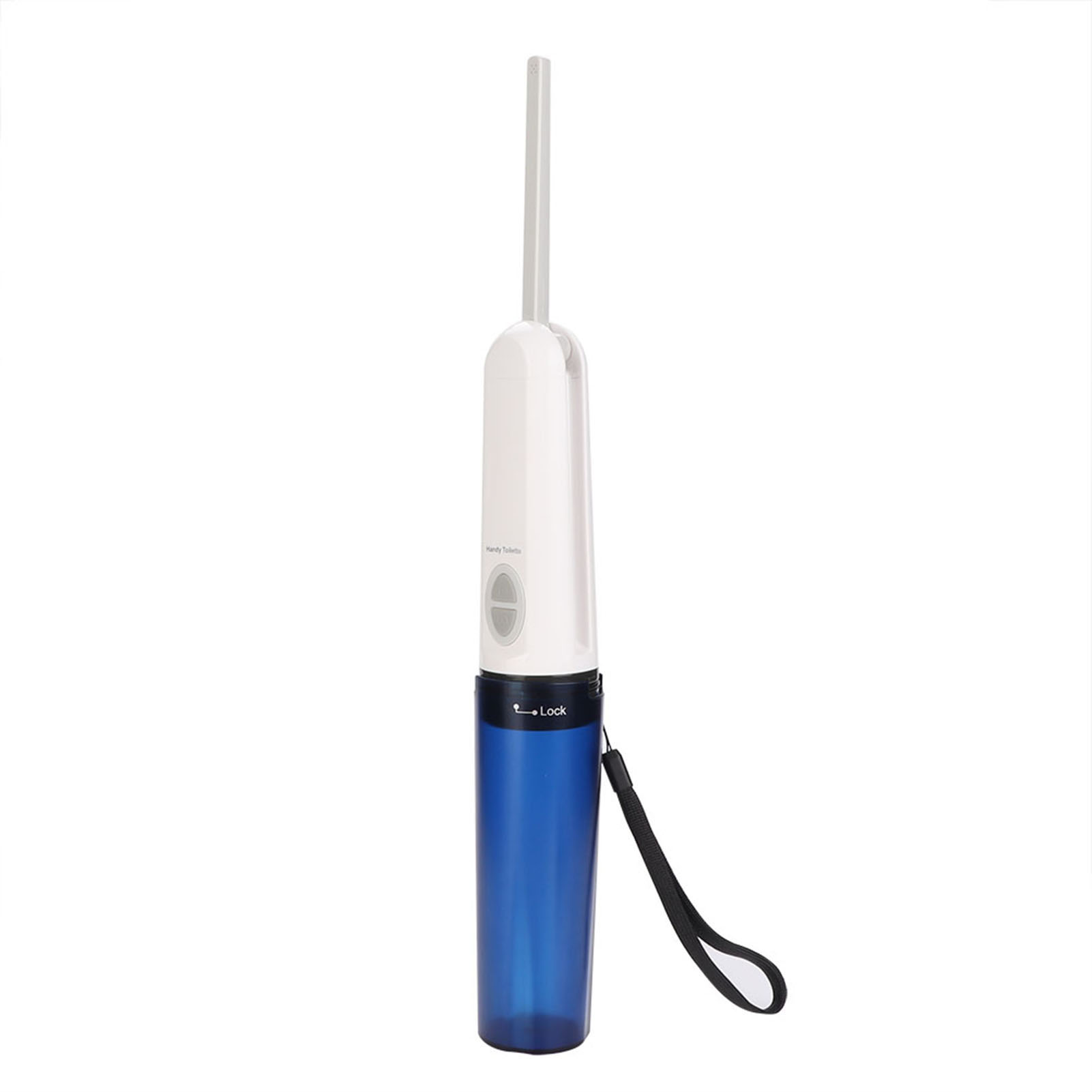 Tragbares Silikon-bidet, Elektrisches Reise-bidet Für Frauen, Handbrause (blau)