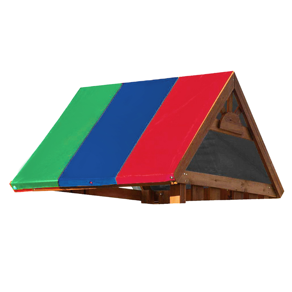 132x226cm 210d Oxford-gewebe Outdoor-gartenmarkise Dachabdeckung Schaukelbaldachin Gartenzubehör (grün Blau Rot)