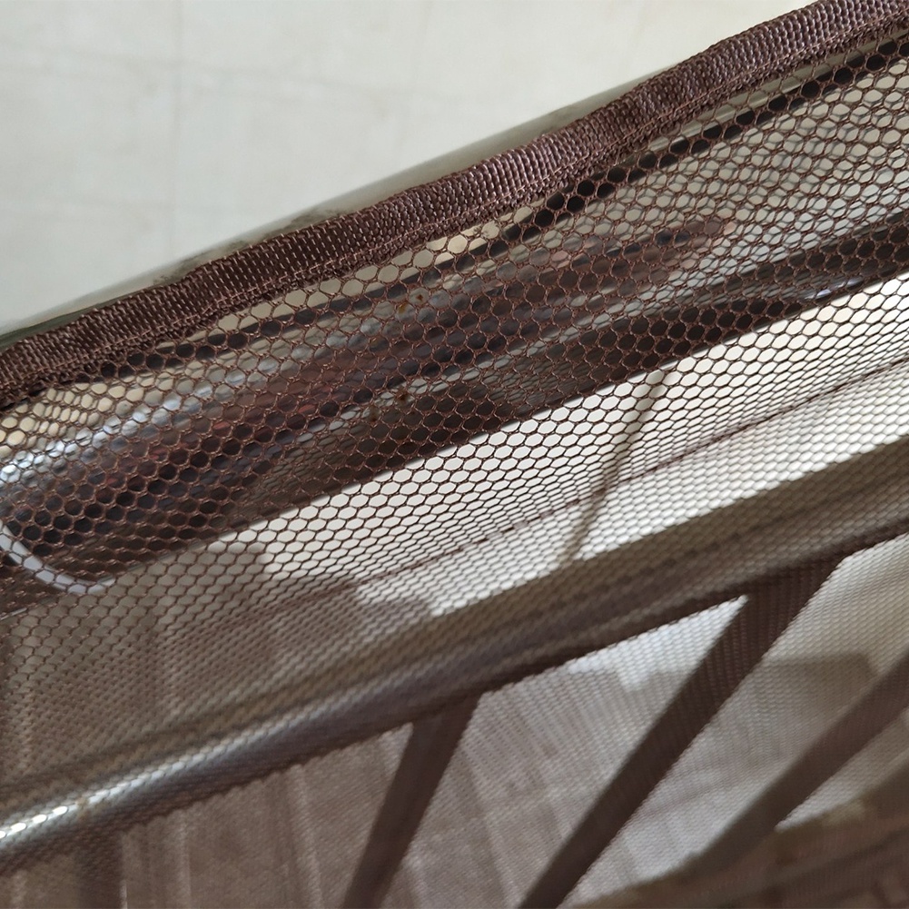 3 Meter Balkon-sicherheitsnetz Für Kinder, Haustiere, Treppengeländer, Unfallverhütung, Braun
